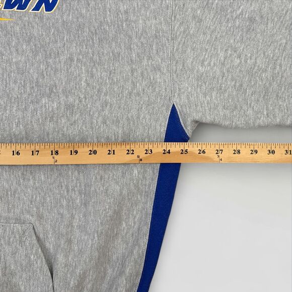 Westlawn Owls Baseball Hooded Sweatshirt Gray Pullover Hoodie Size 2XL - Picture 6 of 8